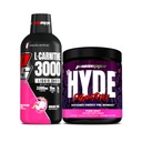 PROSUPPS L-Carnitine 3000 자극제 자유로운 액체 탄 (31의 서빙, 드래곤 과일) 및 Mr. Hyde 서명 시리즈 전 운동 에너지에 의하여 말린 음료 (30의 서빙, Pixie 먼지) 뭉치