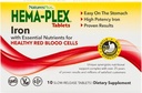 NaturesPlus Hema-Plex Iron - 10 느슨한 정제 - 85 mg 킬레이트 철 - 총 혈액 건강 - 비타민 C 및 Bioflavonoids와 함께 - Vegan, 글루텐 무료 - 10 서빙