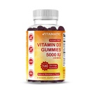 Vitamatic Sugar Free 비타민 D3 5000 IU - 120 Gummies - 훌륭한 맛 - 건강한 뼈, 무드 & 면역 체계 기능 - 비 GMO - 120 서빙 (5000 IU)