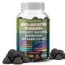 설탕 여자를 위한 자유로운 Myo-Inositol & D-Chiro Inositol Gummies, Berberine 비타민 D3 K2 DIM 마그네슘 글리세라이드 산화물 L-Methylfolate 보충교재, 불연성, 호르몬 균형, PMS, Ovarian 건강