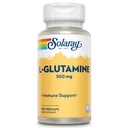 SOLARAY L 글루타민 캡슐 500 mg - 면역 지원 보충 - 무료 아미노산 - 실험실 검증, 60 일 환불 보증 - 100 서빙, 100 VegCaps