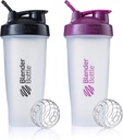 BlenderBottle Classic Shaker Bottle Perfect for Protein Shakes and Pre Workout, 28-Ounce (2 팩), 5 월 채색