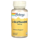 SOLARAY L 글루타민 캡슐 500 mg - 면역 지원 - 무료 아미노산 - 실험실 검증, 60 일 환불 보증, 50 서빙, 50 VegCaps