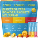 Keto Vitals Original Electrolytes Powder Packets | Keto Friendly Electrolyte Hydration Pack | Sugar Free Electrolytes | 에너지 음료 혼합 | Zero Calorie Zero Carb (Original Assorted, 30 Count)