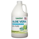 랜드 아트 - 유기 알로에 Vera 음료 젤 Heartburn & 산 굴삭 기 구호 - 99.7% 순수 - 냉간 - 소화 건강 개선 - 소싱 및 자연 - Vegan & 글루텐 - 무료 64 fl oz