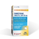 Glenmark 최대 힘 Famotidine 정제, 20 mg의 Heartburn 기복, 100 조사를 위한 산성 흡진기