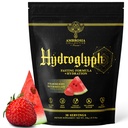 Ambrosia Hydroglyph Intraworkout 공식 w/BCAA + EAA + Lean 근육, 0g Sugar Fasting Hydration 음료 혼합, 만든 w/Coconut 물 (Strawberry Watermelon)