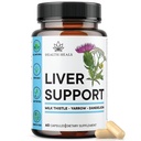 Liver Cleanse & Repair Formula - 우유 이틀 댄 델리온 뿌리 심황, Liver 건강을위한 Artichoke 추출 - 60 카운트와 초본 간 지원 보충