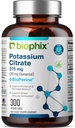 BioPerine 300 Veggie 캡슐을 가진 biophix 칼륨 구연산염 275 mg - 전자 균형, Nerve를 지원합니다., 근육 기능 및 심장 건강