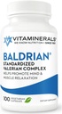Vitaminerals 33 Baldrian® Original Natural Relaxing Support 표준화 된 발레단 (100)