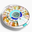경보를 가진 Elderly를 위한 격상된 자동적인 알약 분배기: 28 구멍, 혼합 증거 기술 & XL LCD를 가진 똑똑한 알약 분배기 기계, 매일 약 관리를 위한 강화된 내구성