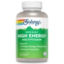 SOLARAY 여성과 남성을 위한 매일 고에너지 Multivitamin - 에너지 보충교재 - 면역 지원 w/Vitamin C, A, D 및 E, 비타민 B Complex, 추적 무기물, 60 일 보장, 120 봉사, 120 VegCaps