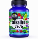 식품 운동 - 55, 55 Fermented Foods with Black Earth Humic Fulvic Trace Minerals, Electrolytes, pH Balance, 면역 부스트, Vegan - 60 Veggie Caps