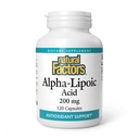 자연적인 요인 알파 Lipoic 산 200 mg의 산화 방지제 지원, 120의 캡슐