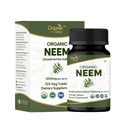 Neem 120 정제 | Azadirachta Indica (Neem) | USDA 유기 인증 | 건강한 피부와 해독 | 다이어트 보충교재 - 120tab