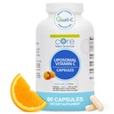 핵심 Med 과학 Liposomal 비타민 C 1000mg의 60의 캡슐 - 건강한 피부를 승진시키는 비 GMO 자연적인 Liposomal 비타민 C 보충교재 - 성인을 위한 면역 체계 승압기, 지원 교원질 형성