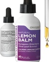 TriGuard Lemon Balm Plus - 레몬 발름 추출물, 엘더베리, 올리브 리프 추출물 Tincture 2 fl oz | Calming, Stress Relief, Immune Support and Inflammation | 알코올 프리, 비 GMO, 미국