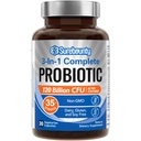 Probiotics 120 억 CFU, 남성 및 여성을위한 Probiotics, Prebiotics + Digestive Enzymes, 가장 높은 효능, 3-in-1 Complete Probiotics, 소화 지원, 30 모자