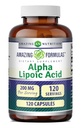 Amazing Formulas Alpha Lipoic Acid | 200 Mg Amino Acid Supplement | 캡슐 | Non-GMO | 글루텐 프리 | 미국 (1 팩 | 120 개)