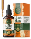 HERBAMA 사자 Mane Tincture - 사자 Mane 버섯 추출물과 Vegan Focus & Nerve 지원 - Hericium Erinaceus Brain Support Supplement - Non-GMO, 알코올 및 설탕 - 84 일 공급