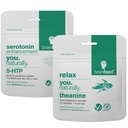 세로토닌 보충제 및 천연 l 아닌 | 세로토닌 계류 지원 및 스트레스 완화 보조제 | 5HTP 100mg + 250mg L 아닌 캡슐 | 2 개월 공급 | Vegan