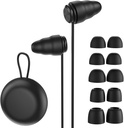 25와 32db 소음 감소, 초점, 꾸준한, 일, 연주회를 위한 까만 저장 케이스를 가진 S/M/L에 있는 6 쌍 귀 끝을 위한 귀 마개를, 재사용할 수 있는 보청기