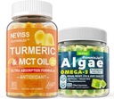 설탕 Vegan Omega 3를 가진 자유로운 심황 Curcumin 1000mg 보충교재 Gummies는 Gummies 1000mg를 채웠습니다