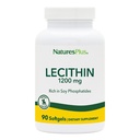 NaturesPlus Lecithin - 1200 mg, 90 Softgels - Soy Phosphatides의 풍부한 - 글루텐 무료 - 90 서빙