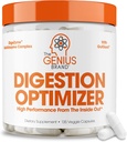 Genius 브랜드 인 Genius Digestion Optimizer - Gut Health & Immune Support의 소화 보충 - Proprietary Blends 없음 - Vegan, Non-GMO & Gluten-Free - 135 Veggie Capsules