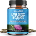 Liver Detox & Cleanse - 28-in-1 Liver Repair & Support Supplement for Men & Women with Milk Thistle, Apple Cider Vinegar, Dandelion Root Extract & Artichoke Extract - 비 GMO, 60 캡슐