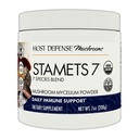 Host Defense Stamets 7 버섯 분말 - 7 Species Blend - Royal Sun Blazei, Cordyceps, Reishi, Maitake, Lion's Mane, Chaga & Mesima - 7 oz (133 서빙) *와 Immune 지원을위한 버섯 보충