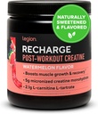 LEGION Athletics Recharge Post 운동 보충 - Creatine Monohydrate를 가진 모든 자연적인 근육 건축업자 & 회복 음료. 자연적으로 감미롭고 맛있고, 안전하고 건강한 (수박, 60 인분)