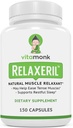 VitaMonk RelaxerilTM All-Natural Muscle Relaxer - 근육 Relaxer 보충교재 - 완전한 근육 Relaxing 공식
