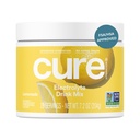 Cure Hydration | 식물 기반 전해질 음료 혼합 | 추가 설탕 없음 | FSA-HSA | 코코넛 워터로 만든 탈수 릴리프 분말 | 비 GMO | Vegan | 28 인분 항아리 - 레몬