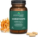 Prominent 영양 Cordyceps 보충교재 - 활력을 승진시킵니다 - 1000 mg, 60 조사