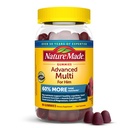 Nature Made Advanced Multivitamin Gummies for Him with Magnesium Citrate, 칼슘 및 모든 8 B 비타민, 남성을위한 멀티 비타민, 90 구미, 30 일 공급