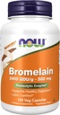 지금 Bromelain 500 mg의 120의 볼트 캡슐
