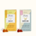 Winged 행복한 그녀의 Mood & Rise 올라 Gummies 번들