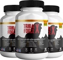 Tribal Force X Extra Strength 천연 보충, 60 정제, 글루텐 무료, 비 GMO, 30 일 공급 (3)