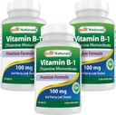 Thiamine Mononitrate 100 mg 정제 (120의 조사 3)의 포장)로 제일 자연적인 비타민 B1
