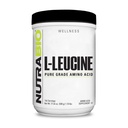 NutraBio 100 % 순수 L 루신 - 근육 회복 및 지원 - 자연적으로 발효 무료 양식 아미노산 - Vegan, Non-GMO, 글루텐 무료 - (500 그램)