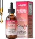 Cortisol는 여자, Cortisol 웰니스 액체 하락, 1개의 Cortisol Detox 흡진기 w. Ashwagandha, 마그네슘, L-Theanine, Relaxation & 호르몬 균형, Strawberry를 위한 Folate를 위한 보충합니다