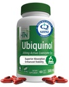 건강 목 영양 Ubiquinol 300mg 60 Softgel as Kaneka QH Reduced CoQ-10 | Stabilized - 3rd Party Tested | 향상된 생체 이용 가능 | 심혈관 및 미토콘드리아 기능 지원 | Non-GMO