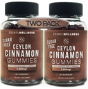 Ceylon Cinnamon Sugar 무료 Gummies, (120ct 2,000mg/Serving) 합동 지원, 산화 방지제, Delicious Sugar Free Apple Pie Gummies, Vegan 및 글루텐 무료