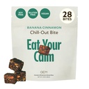 GEM Chill-Out Calm Bite | 지원 Calm Mind & Clarity | Magnesium L-Threonate, Golden Chlorella, Lemon Balm | Holistic Non-Habit Forming | Gluten Free, Soy Free, Banana Cinnamon, 28 서빙