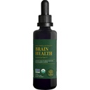 Global Healing Center Brain Health - USDA Organic Brain Supplements for Memory & Focus - 노 트로픽스 보충 교재 - 성인 추가 강도를위한 고급 Focus Factor - 2 Fl Oz