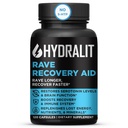 Rave 회복 원조 비타민 파티 구호 약 음악 축제 부속품 Rave Essentials 5-HTP 보충교재 전해질 Hydration 더 나은 아침 Serotonin 에너지 Hangover 120 캡슐