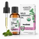 ImunShield 야생 Oregano 오일 유기 액체 드롭 - Immune 및 Digestive 지원을위한 86-90 % Carvacrol와 손 Picked Oregano - Vegan, Non-GMO, Gluten-Free, 1 fl. oz. / 30ml