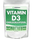 XPRS Nutra 비타민 D3 분말 (Cholecalciferol) - 뼈와 면역에 대한 탁월한 VIT D - 근육 기능을위한 비타민 D3 분말 - 비타민 D 보충제 (8 Ounce)