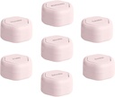 Cadence Travel Containers - 알약 케이스 세트 - 마그네틱 여행 캡슐, 매일 약 주최자, 보충제, & 비타민 - 7 Flex Smalls (0.56oz) 주간 알약 주최자 - Petal